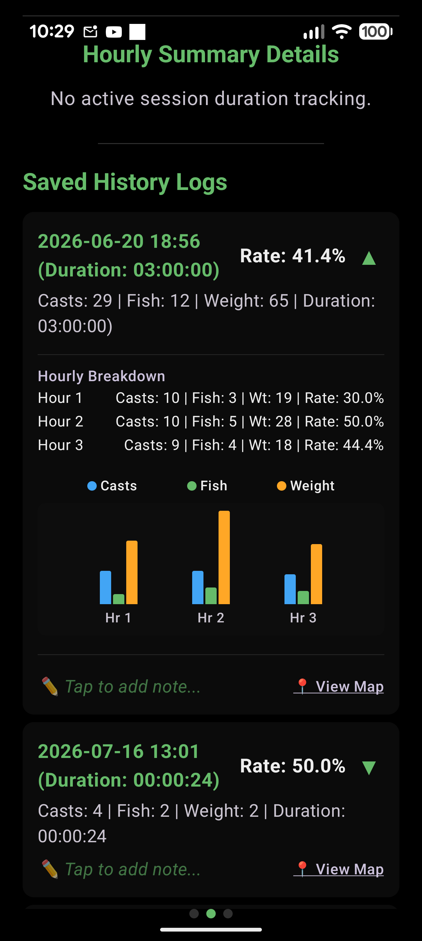 Fish-O-Meter App Screen 4